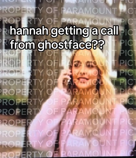 she’s gonna have the most iconic ghostface call and wbk… #hannahscream7 #mckennagrace #scream7