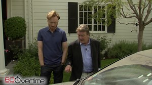 Conan O'Brien takes 60 Minutes’ Steve Kroft for a spin around Los Angeles. The catch: he's driving a dust-covered, 1992 Taurus that may or may not be street-legal. | 60 Minutes