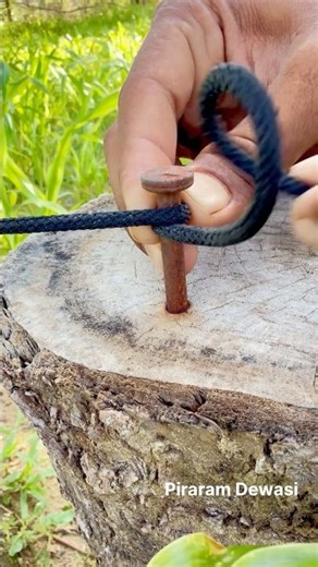 Simple and practical knot! #howto #diy