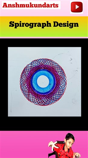 How To Use Spirograph Scale || Spirograph Scale Kaise Use Kare14 😍 #shorts #ytshorts