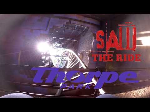 Saw The Ride Thorpe Park Front Row 4K POV