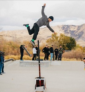 60K views · 902 reactions | A pole jam – grinding an almost-vertical bent pole – is one of the sketchiest and dangerous skateboarding tricks. The King of the Road team took it to the extreme. | VICE TV | Facebook