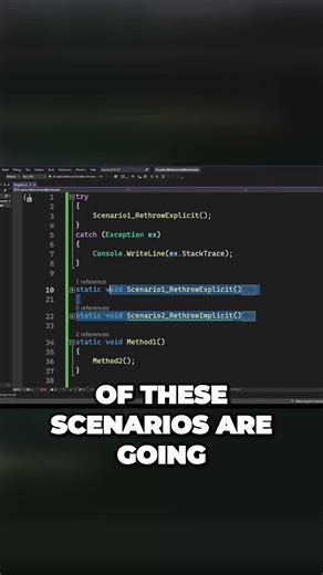 Want to learn about catching exceptions in CSharp with some examples?