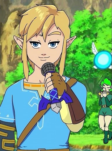 Link vs Trunks RAP BATTLE! LINK SINGS!?