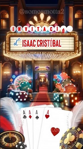 Cumpleaños 50 estilo Casino ¡Invitación lista para usar!