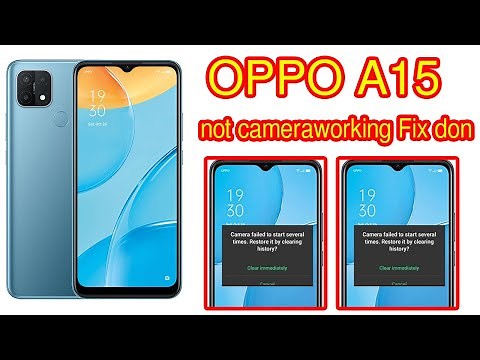 OPPO A15 no camera a15 not camera not working Fix don