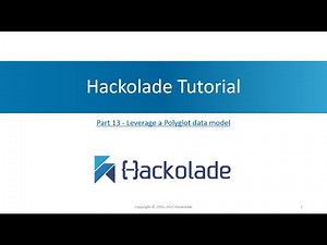 Hackolade Tutorial - Part 13: Leverage a Polyglot data model