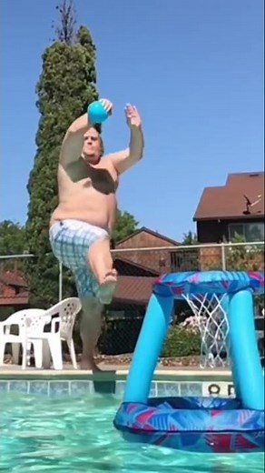 Swimming Pool Dunk Contest