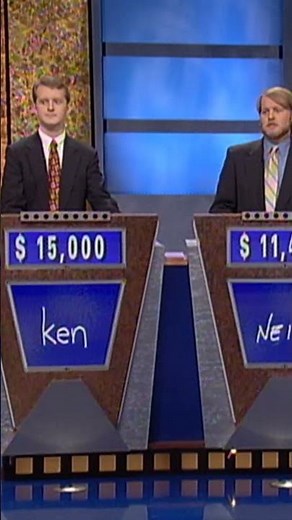 early days ken was a BEAST #jeopardy #gameshow #short