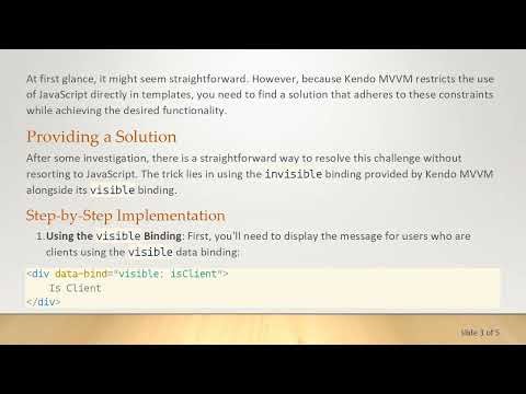 Solving the Kendo Editor Template Visibility Challenge in MVC 5