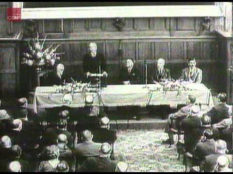 Harold Macmillan giving his Wind of Change speech in South Africa