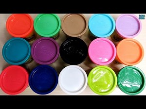 Learn Colours With Play-Doh|20 Play-Doh Unboxing| Learn Colors with Many Play Doh