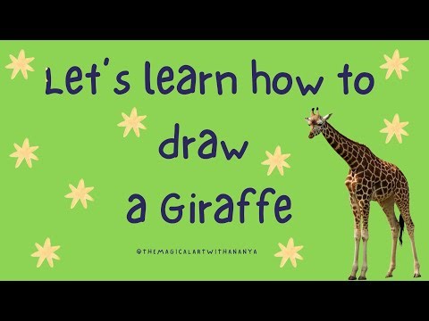 How to Draw a Cute Giraffe Step by Step | Easy Drawing for Kids & Beginners