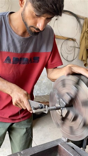 Precision Spring Forming Process | Skilled Machine Work & Perfect Coil Finish#shorts