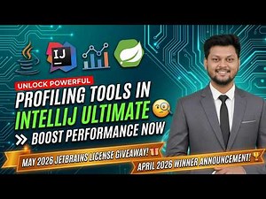 Profiling Tools In IntelliJ | Free License Giveaway 🚀 | April Winner | May 2026 Giveaway