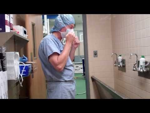 Scrubs, Foot Covers, Cap, & Mask