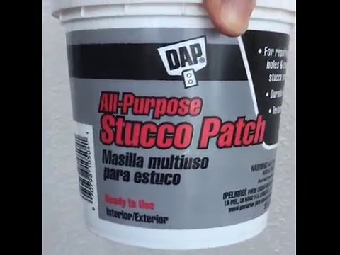 DIY fix hole through the exterior wall