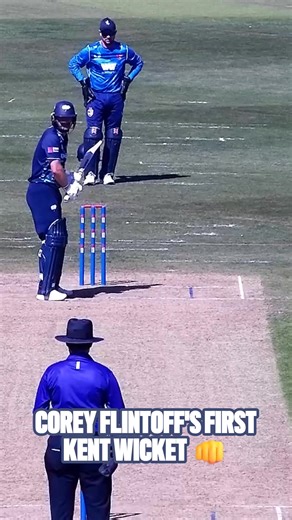 Congratulations, Corey 🎳 Yorkshire 79/2 from 17 overs. 🎥 LIVE Match Centre: http://bit.ly/4p0DIht | Kent Cricket