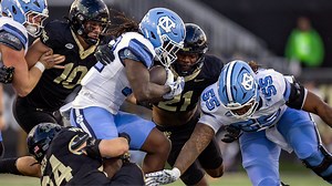 UNC battles Wake Forest in ACC college football action