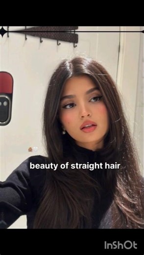 Beauty of straight hair ✨ #aesthetic #foryou #whatsappstatus
