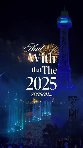 2025 was a magical year at Kings Island! 🎢💙 From the first drop of the season to the final glow of WinterFest, thank you for making every moment spectacular. What was your favorite memory at the park in 2025? ✨