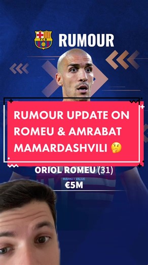 Latest Rumour Update on Romeu, Amrabat, and Mamardashvili