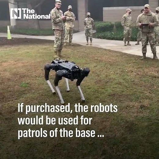 US Air National Guard tests robot dog in California