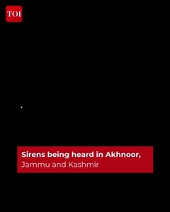 Just In | Sirens being heard in Akhnoor, Jammu and Kashmir More details awaited. LIVE coverage here 🔗 http://toi.in/fQiCnb #Akhnoor #Jammu #Kashmir | The Times of India