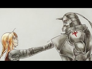 Drawing Edward and Alphonse Elric | Fullmetal Alchemist