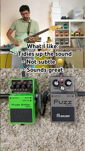 The Boss Phase Shifter PH-3 | Post Fuzz Pedal