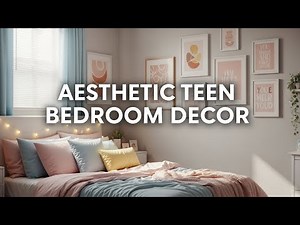 Teen Bedroom Decor Ideas | Aesthetic & Modern Room Makeover for Teenagers