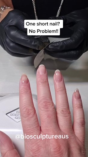 Fixing Short Nails with Bio Sculpture Gel Extensions