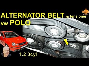VW Polo Alternator Belt Tensioner / Polo Water Pump Belt 1.2 3cyl