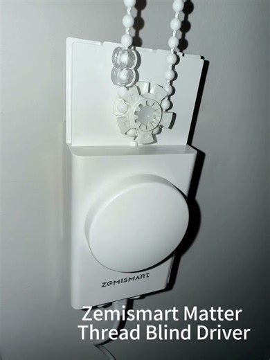 Customer Sharing- Matter Thread Smart Roller Shade Driver Built-in Battery Knob Control