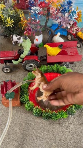 DIY tractor video mini water pump #shorts #youtubeshorts #minitractor #viral