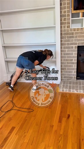 ✨ Five pro tips to keep your floors spotless! ✨ From wood to tile, these tips will leave your home shining! 什 #SelfMaidCleaning #CleanTok #FloorCleaning #CleaningTips #TransformationTuesdays | Self-Maid Cleaning Services, LLC. | Facebook