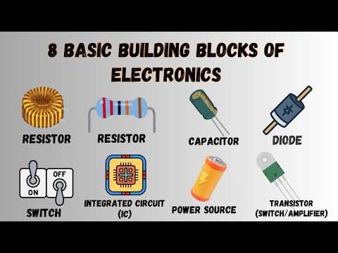 8 Basic Electronic Components Explained Building Blocks Components for Beginners Top 8 Electronic