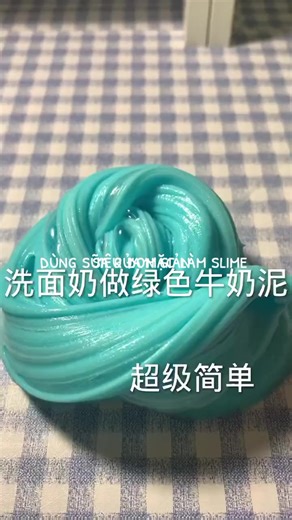 Hướng dẫn làm slime siêu đơn giản từ sữa rửa mặt