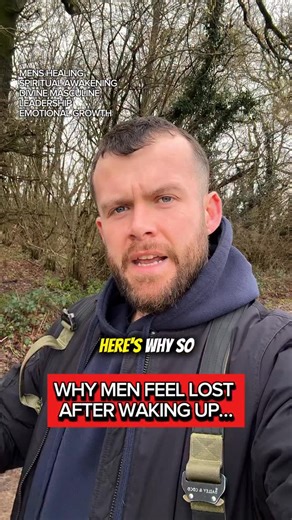 HardshipToHarmony on Instagram: "Why men feel lost after waking up spiritually. If old habits don’t work anymore but your purpose hasn’t fully formed yet - this video is for you. The void phase isn’t failure. It’s recalibration. It’s where grounded men, leaders, and visionaries are built. Save this for later, comment at least 5 words about what you’re letting go of, hit the link in my bio to join H2H - a safe space for people healing, awakening, and realigning 🧠🔥 #MensHealing #SpiritualAwakeni