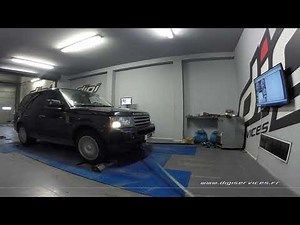 Landrover Range Rover 2.7 TDV6 190cv AUTO Reprogrammation Moteur @ 208cv Digiservices Paris 77 Dyno
