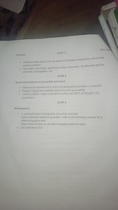 Research Report Guidelines for Grade 12 Geography (April 2025)... | Filo