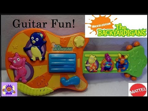 2006 Nick Jr. The Backyardigans Musical Toy Guitar By Mattel