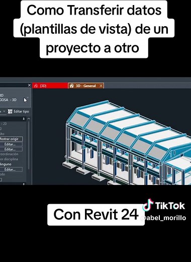 Cómo Transferir Plantillas de Vista en Revit 2024