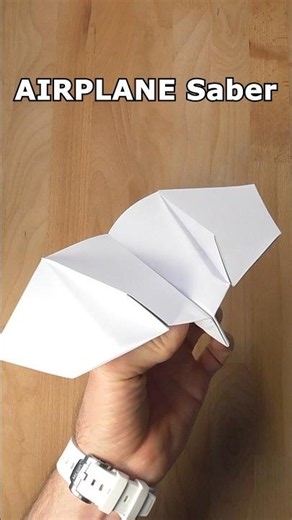 AIRPLANE SABER ORIGAMI | How to make handmade airplane with paper, paper airplane Saber origami easy