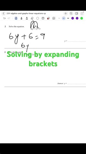 Expand Brackets and Solve Linear Equations |IGCSE | edexcel |O-level algebra