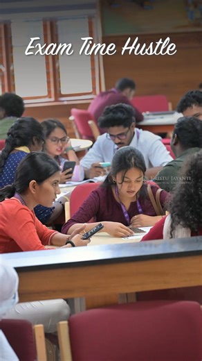 It’s that time of the semester notes open, focus locked in, and Jayantians giving their best this winter exam season. #WinterExams #KJU #ExamSeason #StudentLife #StudyMode #CampusVibes #FocusTime #JayantianEnergy #DoYourBest #kristujayantiuniversity #explore #explorepage #examtime | Kristu Jayanti University