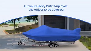 Covers & All Heavy Duty Waterproof Tarp – 18 Oz PVC Polyester Vinyl Tarp, Tear & UV Resistant with Reinforced Edges and Grommets for Industrial, Construction & Equipment Coverage (5 ft x 7 ft, Grey)