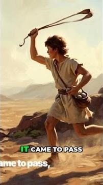 Shepherd Boy Defeats Giant with Faith #shorts