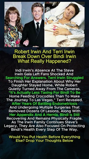 The Real Reason Bindi Irwin Missed The Steve Irwin Gala