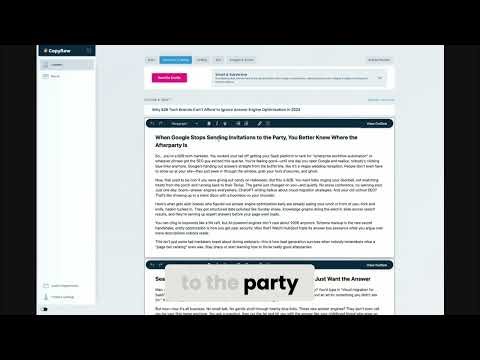 Unleash CopyFlow: Turn Outlines into Complete AI Drafts Instantly #shorts